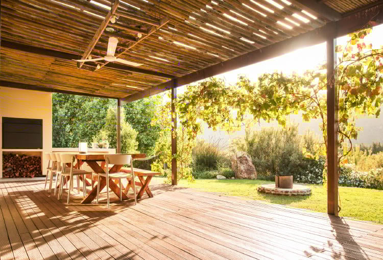 Jardín de una casa Jardín de una casa