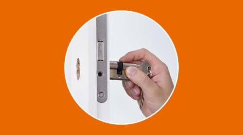 Bombín más seguro para la cerradura de casa Bombín más seguro para la cerradura de casa