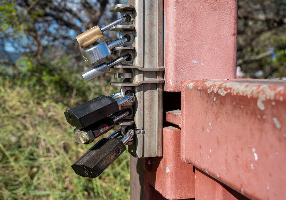 candados puerta trastero