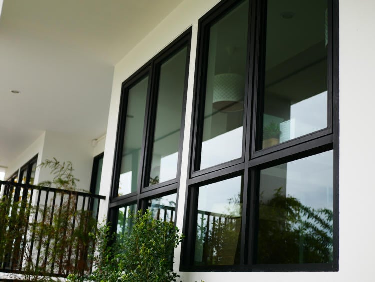 Ventana aluminio seguridad chalet Ventana aluminio seguridad chalet