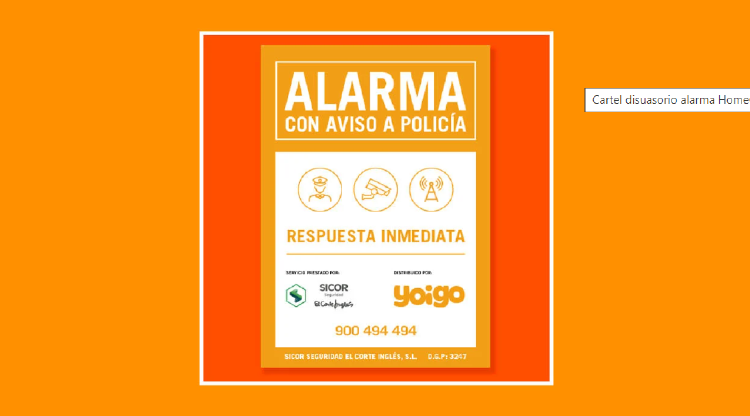 cartel disuasorio alarma homego cartel disuasorio alarma homego